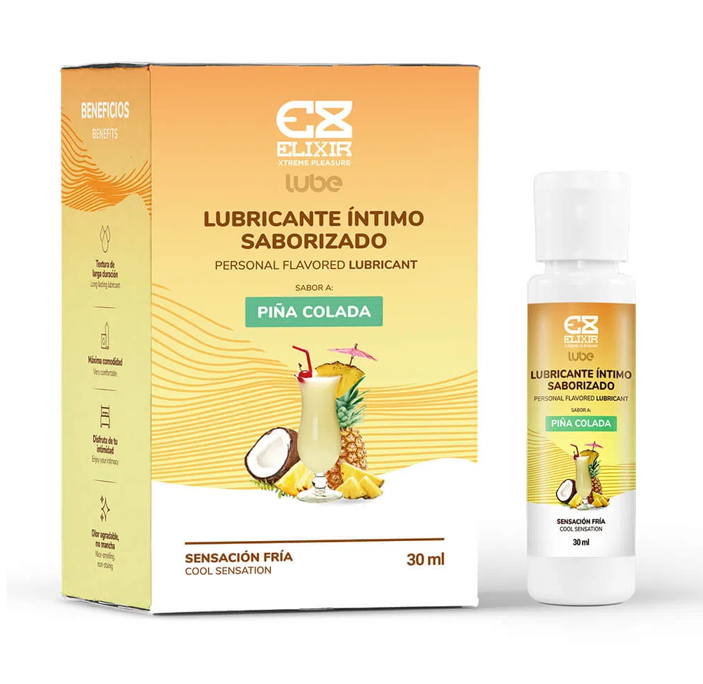 Lubricante Vagian Fr O Saborizado Pi A Colada Ml Pecados Sex Shop