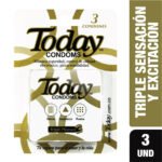 Condones Today Triple Pleasure X3 unds