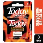Condones Today Hot Sensation X 3