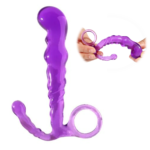 Estimulador anal silicona 12 cm, prostático