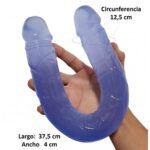 Consolador doble penetracion 37.5 cm Dong