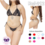 Conjunto erotico R012 tanga abierta talla unica