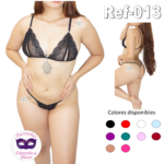 Conjunto erotico R013 tanga abierta talla unica