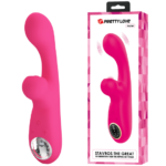 Vibrador y estimulador de clitoris Skylar. 10 modos de vibracion,  10 modos de golpeo