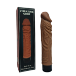 Vibrador 22 cm real feel top notch marron
