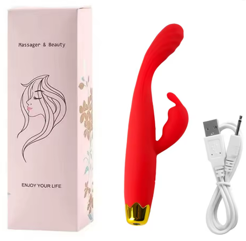 Vibrador con succion 10 ritmos de vibracion