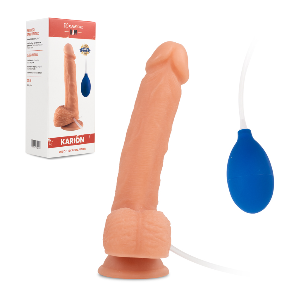 Dildo Realista Eyaculador 20.5 cm