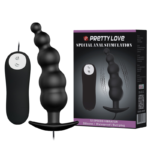 Plug vibrador anal con control