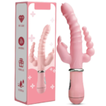 Vibrador triple estimulación, 10 ritmos de vibracion